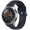 Strap-it Strap-it Bracelet silicone avec trous Samsung Galaxy Watch 46mm (bleu foncé) Strap-it Strap-it Bracelet silicone avec trous Samsung Galaxy Watch 46mm (bleu foncé)