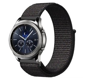 Strap-it Bracelet nylon Samsung Gear S3 (noir)