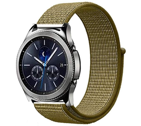 Strap-it Bracelet nylon Samsung Gear S3 (olive)