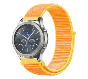 Strap-it Bracelet nylon Samsung Gear S3 (jaune clair)