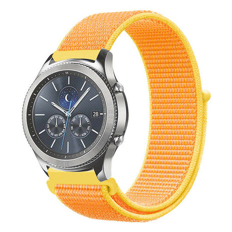 Strap-it Strap-it Bracelet nylon Samsung Gear S3 (jaune clair) Strap-it Strap-it Bracelet nylon Samsung Gear S3 (jaune clair)