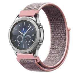 Strap-it Bracelet nylon Samsung Gear S3 (rose sable)