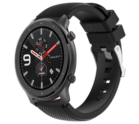 Strap-it Bracelet silicone Xiaomi Amazfit GTR (noir)
