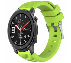 Strap-it Bracelet silicone Xiaomi Amazfit GTR (vert clair)