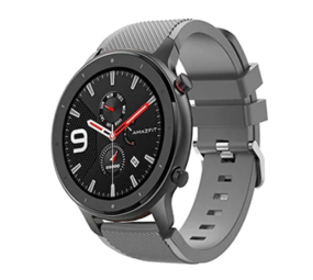 Strap-it Bracelet silicone Xiaomi Amazfit GTR (gris)