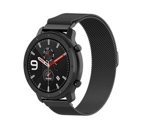 Strap-it Bracelet Milanais Xiaomi Amazfit GTR (noir)