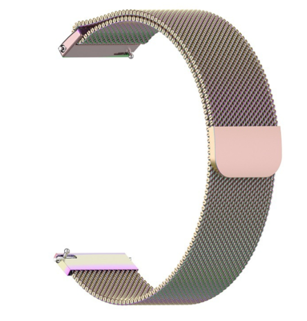 Strap-it Strap-it Bracelet Milanais Xiaomi Amazfit GTR (arc-en-ciel)