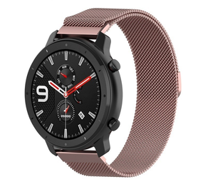 Strap-it Bracelet Milanais Xiaomi Amazfit GTR (rose)