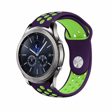 Strap-it Strap-it Bracelet sport Samsung Gear S3 (violet/vert)