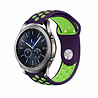 Strap-it Strap-it Bracelet sport Samsung Gear S3 (violet/vert) Strap-it Strap-it Bracelet sport Samsung Gear S3 (violet/vert)