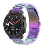 Strap-it Bracelet acier Xiaomi Amazfit GTR (arc-en-ciel)