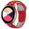 Strap-it Strap-it Bracelet sport Samsung Galaxy Watch Active (rouge et multicolore) Strap-it Strap-it Bracelet sport Samsung Galaxy Watch Active (rouge et multicolore)