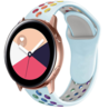 Strap-it Strap-it Bracelet sport Samsung Galaxy Watch Active (bleu clair et multicolore) Strap-it Strap-it Bracelet sport Samsung Galaxy Watch Active (bleu clair et multicolore)