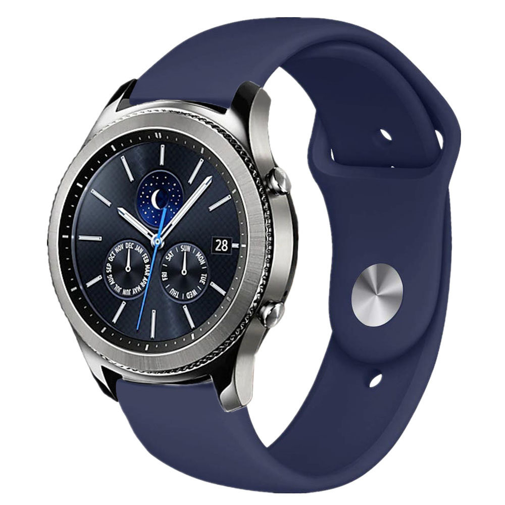 Strap-it Strap-it Bracelet sport Samsung Gear S3 (bleu foncé)