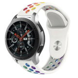 Strap-it Bracelet sport Samsung Galaxy Watch 46mm (blanc coloré)