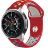 Strap-it Strap-it Bracelet sport Samsung Galaxy Watch 46mm (rouge et multicolore) Strap-it Strap-it Bracelet sport Samsung Galaxy Watch 46mm (rouge et multicolore)