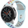 Strap-it Strap-it Bracelet sport Samsung Galaxy Watch 46mm (bleu clair et multicolore) Strap-it Strap-it Bracelet sport Samsung Galaxy Watch 46mm (bleu clair et multicolore)