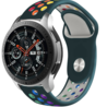 Strap-it Strap-it Bracelet sport Samsung Galaxy Watch 46mm (vert pin et multicolore) Strap-it Strap-it Bracelet sport Samsung Galaxy Watch 46mm (vert pin et multicolore)