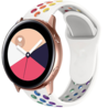 Strap-it Strap-it Bracelet sport Samsung Galaxy Watch 42mm (blanc et multicolore) Strap-it Strap-it Bracelet sport Samsung Galaxy Watch 42mm (blanc et multicolore)