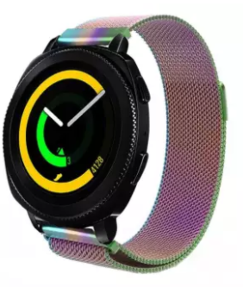 Strap-it Strap-it Bracelet Milanais Samsung Gear Sport (arc-en-ciel) Strap-it Strap-it Bracelet Milanais Samsung Gear Sport (arc-en-ciel)
