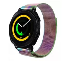 Strap-it Bracelet Milanais Samsung Gear Sport (arc-en-ciel)