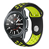 Strap-it Strap-it Bracelet sport Samsung Galaxy Watch 3 45mm (noir/jaune) Strap-it Strap-it Bracelet sport Samsung Galaxy Watch 3 45mm (noir/jaune)