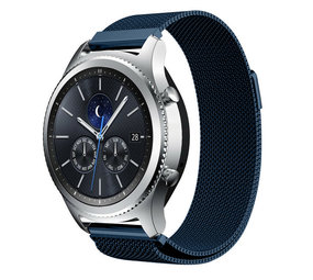 Strap-it Bracelet Milanais Samsung Gear S3 (bleu)