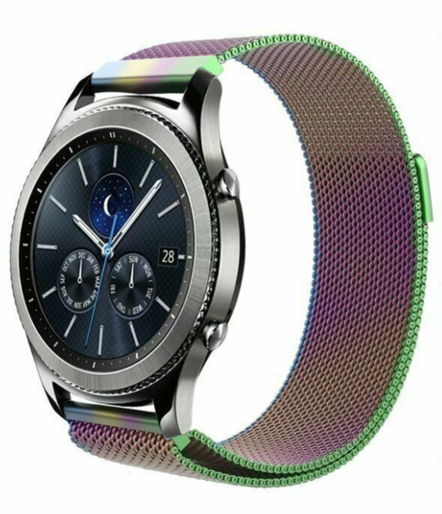 Strap-it Strap-it Bracelet Milanais Samsung Gear S3 (arc-en-ciel)