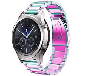 Strap-it Bracelet acier Samsung Gear S3 (arc-en-ciel)