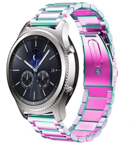Strap-it Strap-it Bracelet acier Samsung Gear S3 (arc-en-ciel)