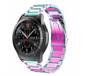 Strap-it Bracelet acier Samsung Galaxy Watch 46mm (arc-en-ciel)