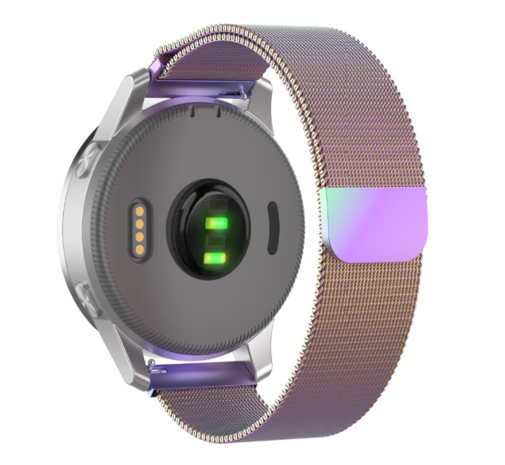 Strap-it Strap-it Bracelet Milanais Garmin Vivoactive 3 (arc-en-ciel)