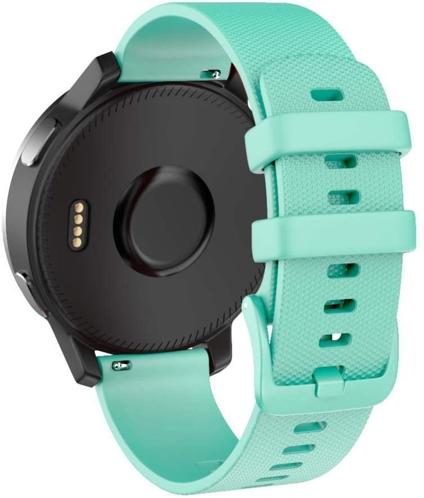 Strap-it Strap-it Bracelet silicone Garmin Vivomove 3s - 39mm - aqua