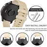 Strap-it Strap-it Bracelet silicone Garmin Vivomove 3s - 39mm - beige Strap-it Strap-it Bracelet silicone Garmin Vivomove 3s - 39mm - beige