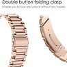 Strap-it Strap-it Bracelet acier Garmin Vivomove 3s - 39 mm - or rose Strap-it Strap-it Bracelet acier Garmin Vivomove 3s - 39 mm - or rose