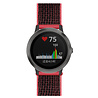 Strap-it Strap-it Bracelet nylon Garmin Vivoactive 3 (noir/rouge) Strap-it Strap-it Bracelet nylon Garmin Vivoactive 3 (noir/rouge)