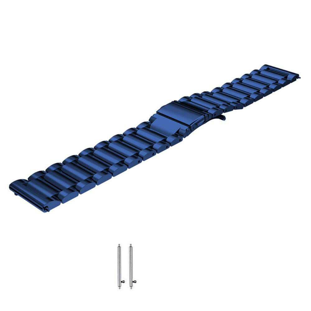 Strap-it Strap-it Bracelet acier Garmin Venu (bleu)