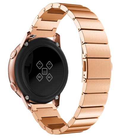 Strap-it Strap-it Bracelet métal Garmin Venu (or rose)