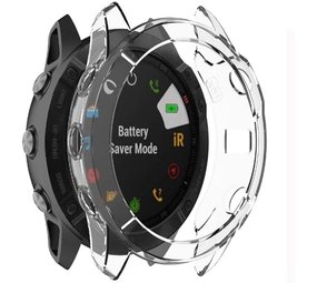 Strap-it Coque de protection Garmin Fenix ​​​​6 (Pro) TPU (transparente)