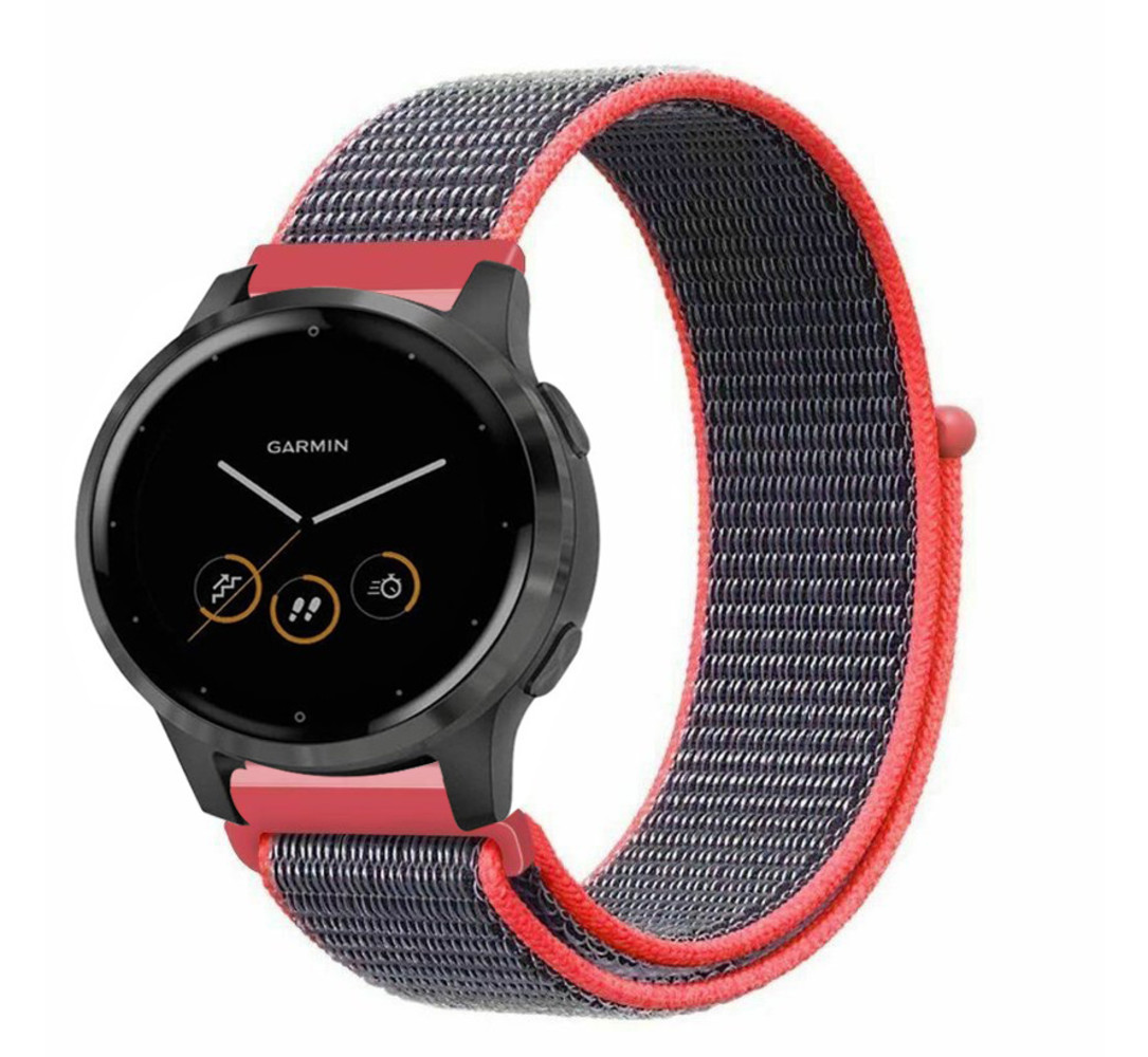 Strap-it Strap-it Bracelet nylon Garmin Vivoactive 4s - 40mm - poudre brillante