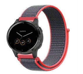 Strap-it Bracelet nylon Garmin Vivoactive 4s - 40mm - poudre brillante