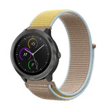 Strap-it Bracelet nylon Garmin Vivoactive 4 - 45mm - camel