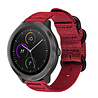 Strap-it Strap-it Bracelet nylon boucle Garmin Vivoactive 4 - 45mm - rouge Strap-it Strap-it Bracelet nylon boucle Garmin Vivoactive 4 - 45mm - rouge