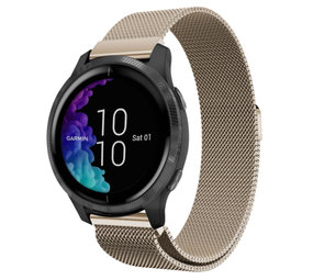 Strap-it Bracelet Milanais Garmin Venu (champagne)
