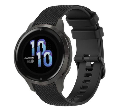 Strap-it Strap-it Bracelet silicone Garmin Venu 2s - 40mm - noir