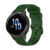 Strap-it Bracelet silicone Garmin Venu 2s - 40mm - vert armée