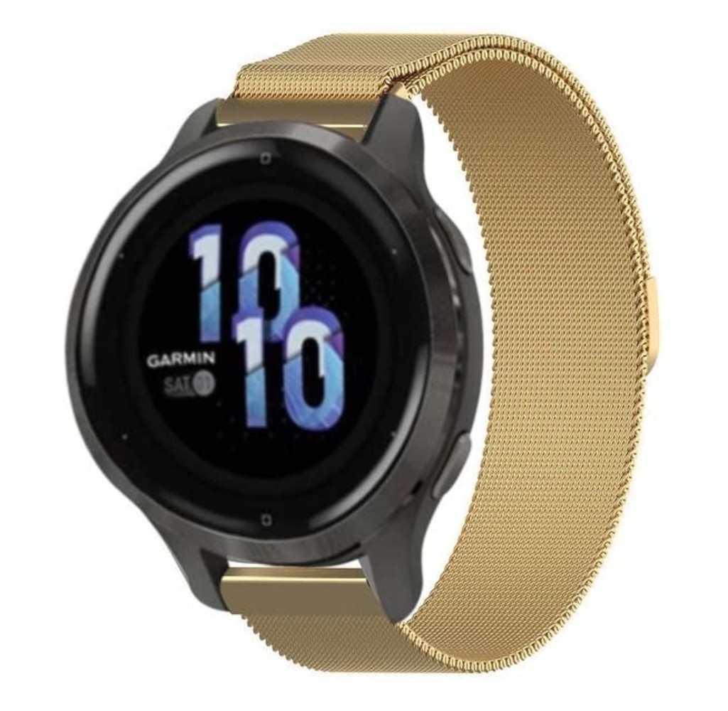 Strap-it Strap-it Bracelet Milanais Garmin Venu 2s - 40mm - or