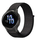 Strap-it Bracelet nylon Garmin Venu 2s - 40mm - noir