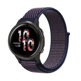 Strap-it Bracelet nylon Garmin Venu 2 - 45mm - violet/bleu