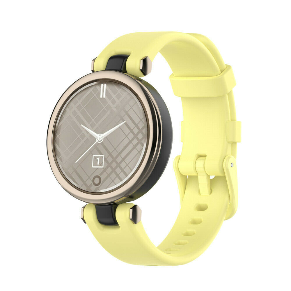 Strap-it Strap-it Bracelet silicone Garmin Lily (jaune)